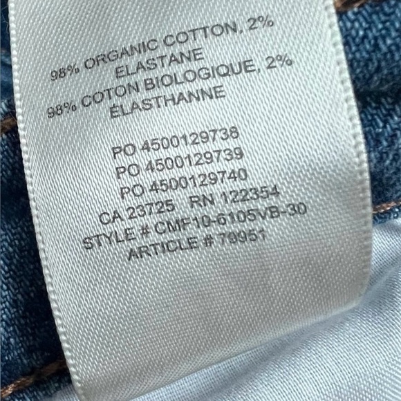 Aritzia Denim Forum The Arlo High Rise Straight Jeans Raw
Hem Cropped Size 30 - Picture 12 of 13